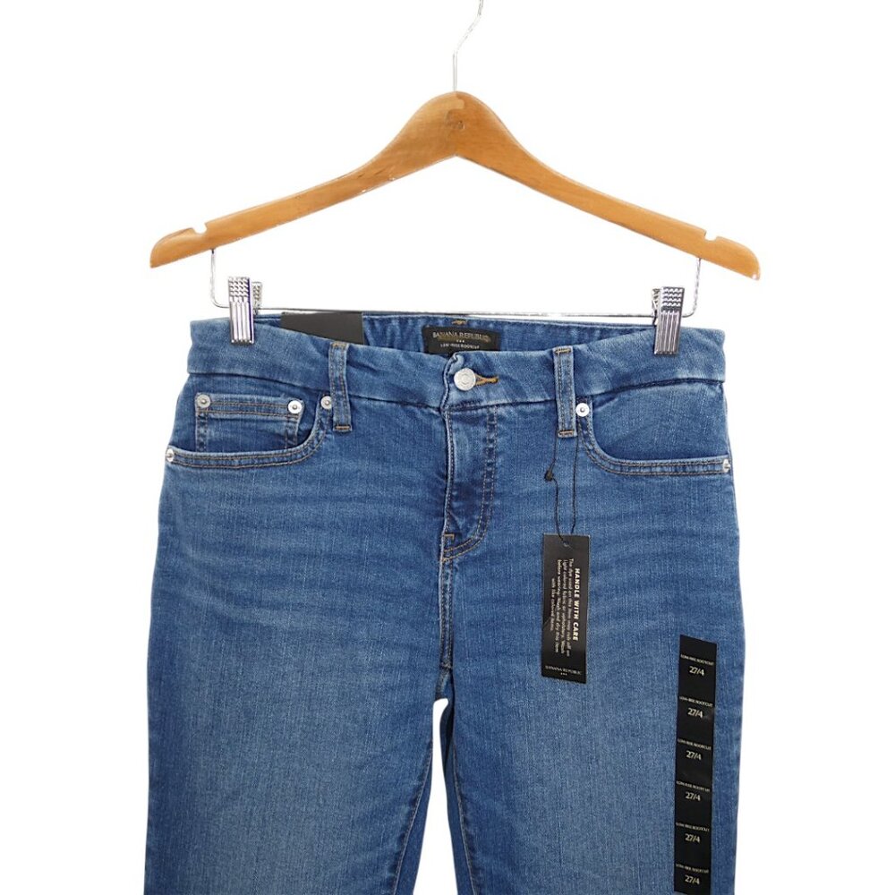 NWT Banana Republic Bootcut Jeans Women’s 27/4 Low Rise Stretch Y2K Vintage - Picture 4 of 11